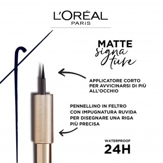 L'Oréal Paris Matte Signature Eyeliner Nero Waterproof