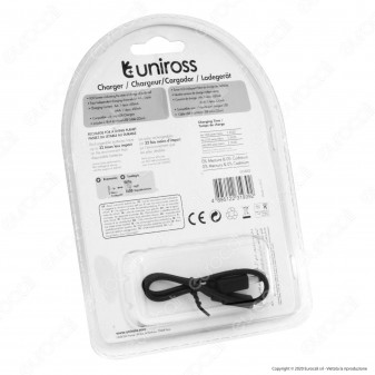 Uniross Caricabatterie Rapido per Batterie Ricaricabili AA / HR6 -