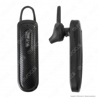 V-Tac VT-6700 Auricolare Bluetooth Headset Colore Nero - SKU 7700