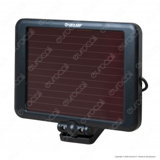 Velamp INCA Faretto LED COB 10W a Batteria con Pannello Solare e