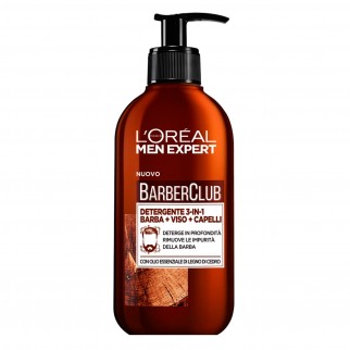 L'Oréal Paris Men Expert Barber Club Detergente 3in1 Viso Barba