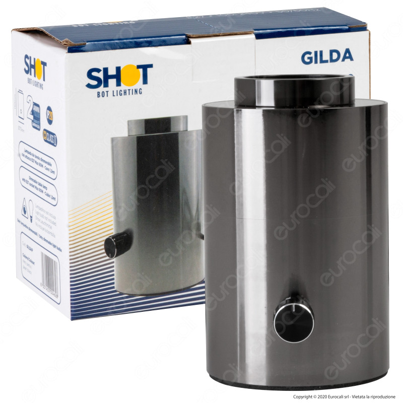 Bot Lighting Shot Lampada da Tavolo con Portalampada per Lampadine