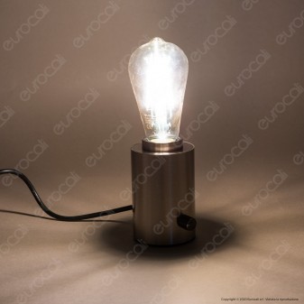 Bot Lighting Shot Lampada da Tavolo con Portalampada per Lampadine