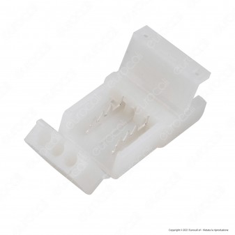 V-Tac Connettore per Strisce LED Monocolore di Larghezza 10mm da Clip