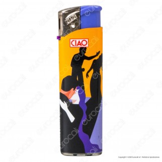 Ciao Accendino Elettronico Fantasia Stop Violence Against Women -