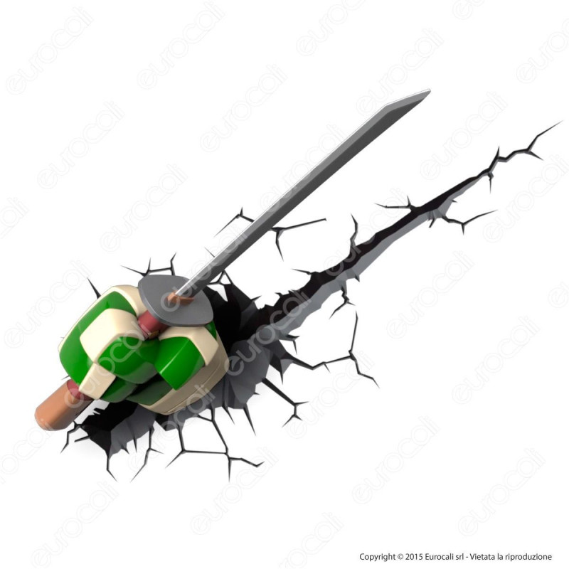 3D Light Fx Teenage Mutant Ninja Turtles Katana di Leonardo - Lampada