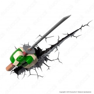3D Light Fx Teenage Mutant Ninja Turtles Katana di Leonardo - Lampada