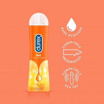 Durex Hot Pleasure Gel Lubrificante Intimo Effetto Caldo 50ml