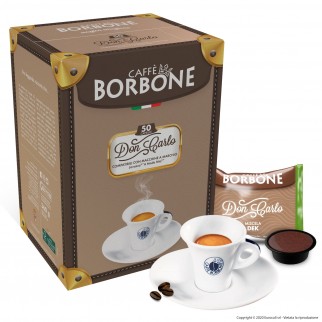 50 Capsule Caffè Borbone Don Carlo Decaffeinato - Cialde Compatibili