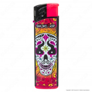 SmokeTrip Accendini Elettronici Ricaricabili Fantasia Teschi - 5