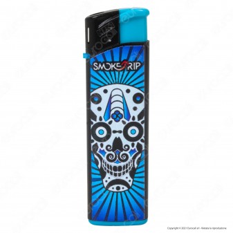 SmokeTrip Accendini Elettronici Ricaricabili Fantasia Teschi - 5