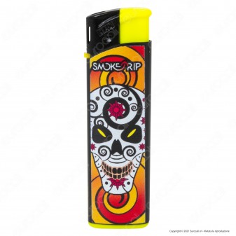 SmokeTrip Accendini Elettronici Ricaricabili Fantasia Teschi - 5