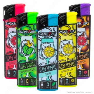 SmokeTrip Accendini Elettronici Ricaricabili Fantasia Gin Tonic - 5