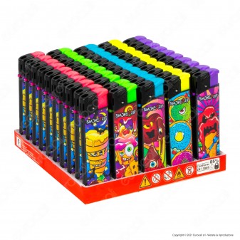 SmokeTrip Accendini Elettronici Ricaricabili Fantasia Dolci - Box da