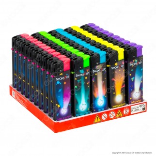 SmokeTrip Accendini Elettronici Ricaricabili Fantasia Comete - Box da