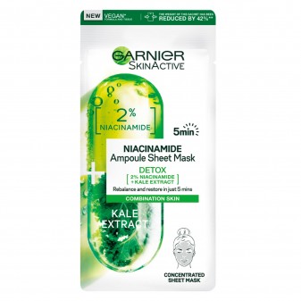 Garnier SkinActive Niacinamide Maschera in Tessuto Ampolla Detox
