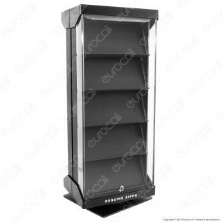 Espositore Zippo mod. 142708 con Base Girevole per 30 Accendini