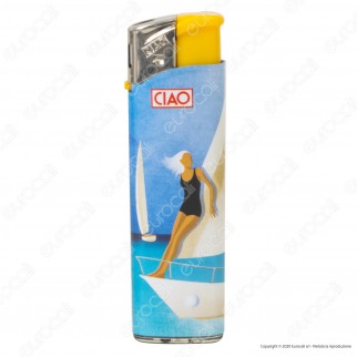 Ciao Accendino Elettronico Fantasia Summer - Serie da 5 Accendini