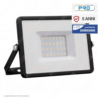 V-Tac PRO VT-30 Faro LED SMD 30W Ultrasottile Chip Samsung da Esterno