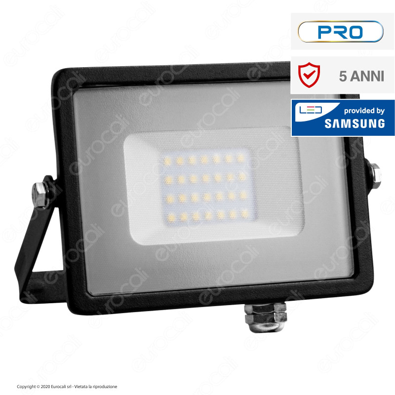 V-Tac PRO VT-20 Faro LED SMD 20W Ultrasottile Chip Samsung da Esterno