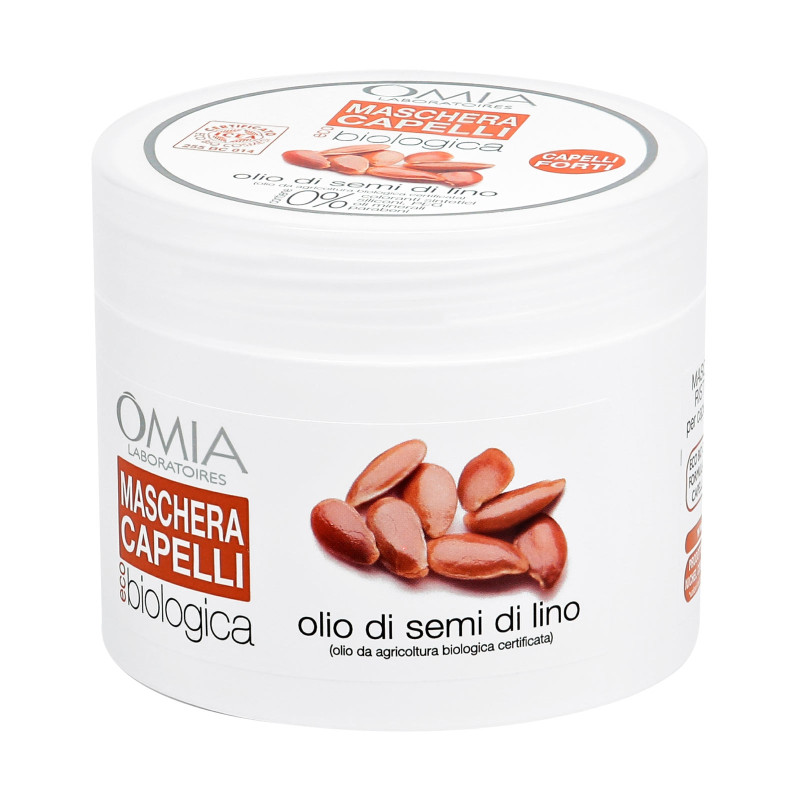 Omia Laboratoires Maschera Capelli Ecobiologica con Olio di Semi di