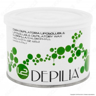 Depilia 1.2 Clorofilla Cera Depilatoria Liposolubile per Ceretta - 1