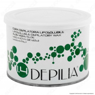 Depilia 1.4 Aloe Vera Cera Depilatoria Liposolubile per Ceretta - 1