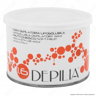 Depilia 1.6 Frutti di Bosco Cera Depilatoria Liposolubile per Ceretta