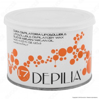Depilia 1.7 Olio di Argan Cera Depilatoria Liposolubile per Ceretta -