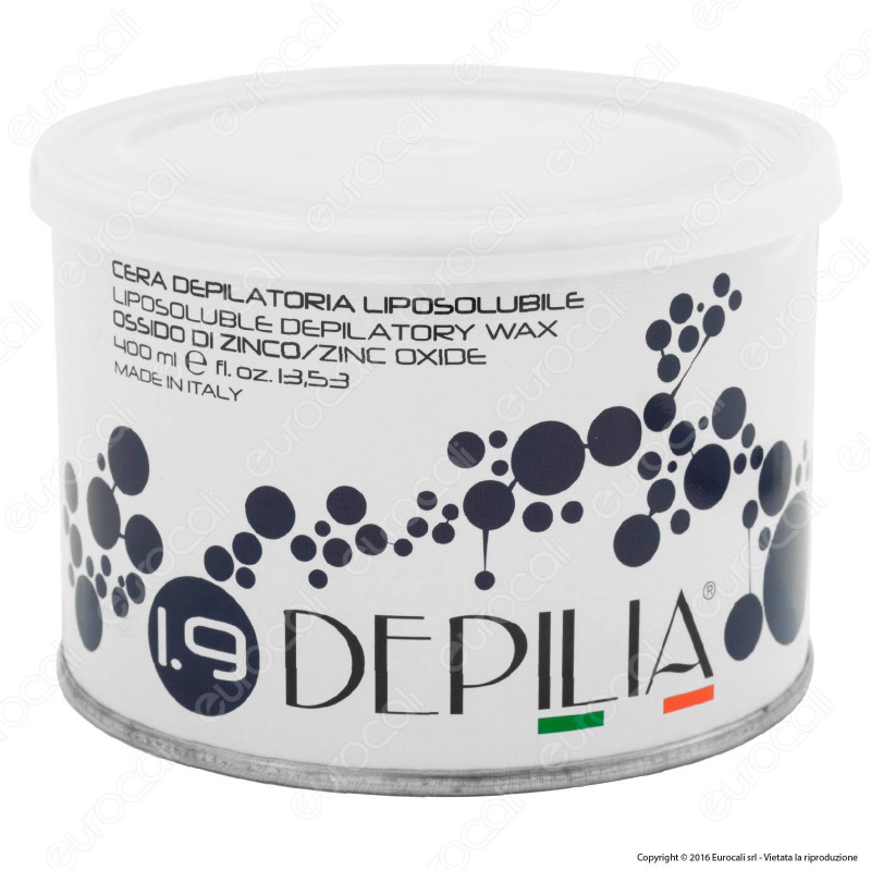 Depilia 1.9 Ossido di Zinco Cera Depilatoria Liposolubile per Ceretta