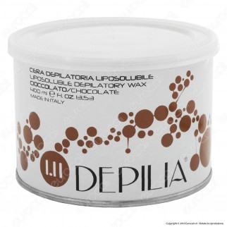 Depilia 1.11 Cioccolato Cera Depilatoria Liposolubile per Ceretta - 1