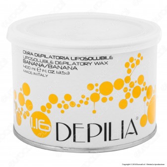 Depilia 1.16 Banana Cera Depilatoria Liposolubile per Ceretta - 1