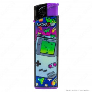 SmokeTrip Accendini Elettronici Ricaricabili Fantasia Techno Vintage