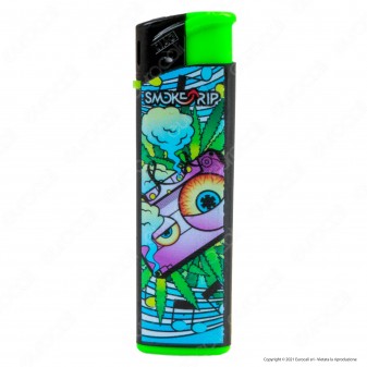 SmokeTrip Accendini Elettronici Ricaricabili Fantasia Techno Vintage