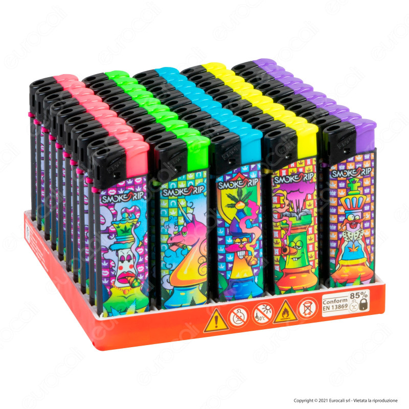 SmokeTrip Accendini Elettronici Ricaricabili Fantasia Scacchimatti -