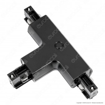 V-Tac Connettore a T 4 Poli Colore Nero - SKU 3524