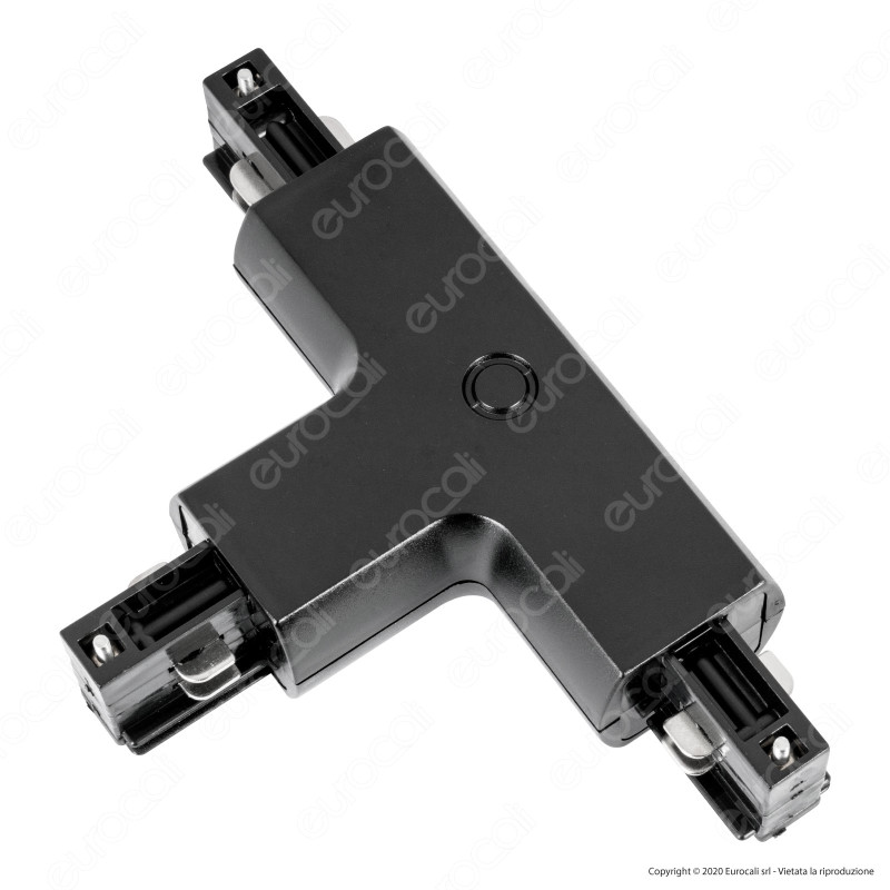 V-Tac Connettore a T 4 Poli Colore Nero - SKU 3524