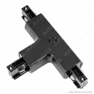 V-Tac Connettore a T 4 Poli Colore Nero - SKU 3524