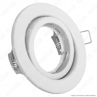 V-Tac VT-7227 Portafaretto Orientabile Rotondo da Incasso per