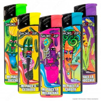 SmokeTrip Accendini Elettronici Ricaricabili Fantasia Drag Queen - 5