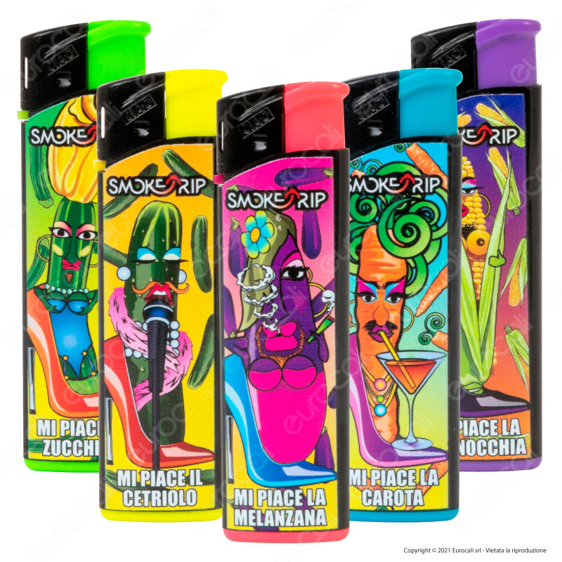 SmokeTrip Accendini Elettronici Ricaricabili Fantasia Drag Queen - 5