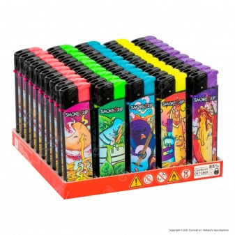 SmokeTrip Accendini Elettronici Ricaricabili Fantasia Italian Pasta -