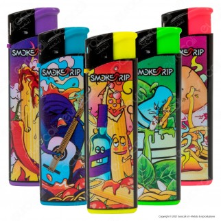 SmokeTrip Accendini Elettronici Ricaricabili Fantasia Italian Pasta -