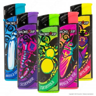 SmokeTrip Accendini Elettronici Ricaricabili Fantasia Bad Animals - 5