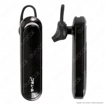 V-Tac VT-6800 Auricolare Bluetooth Headset Colore Nero - SKU 7702