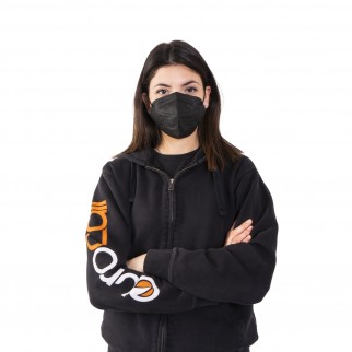 Sicura Protection 50 Mascherine Protettive Colore Nero Elastici Neri