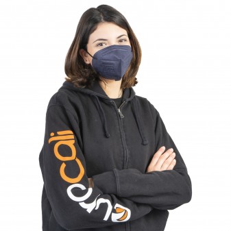 Sicura Protection 10 Mascherine Protettive Colore Blu Elastici Neri