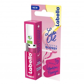 Labello Lip Oil Effetto Glossy Balsamo Labbra Colore Pink Rock