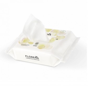 Florena Fermented Skincare Salviettine Struccanti Naturali -