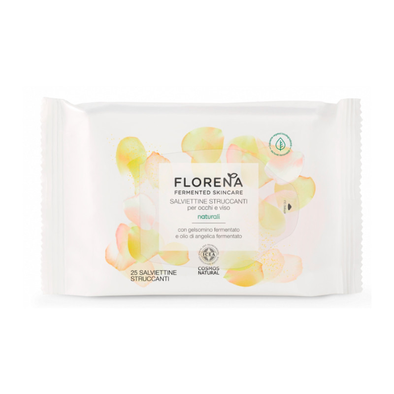 Florena Fermented Skincare Salviettine Struccanti Naturali -